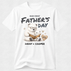 Polar Bear Reading -  Our First Fathers Day Matching Tshirt
