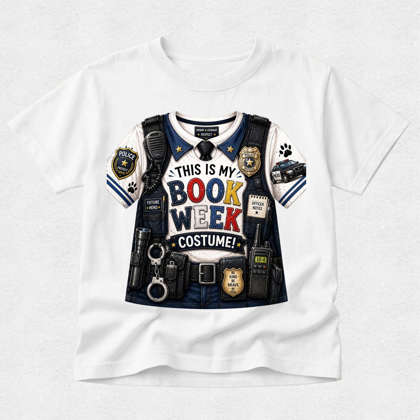 Book Week Costume Tshirt - Policeman