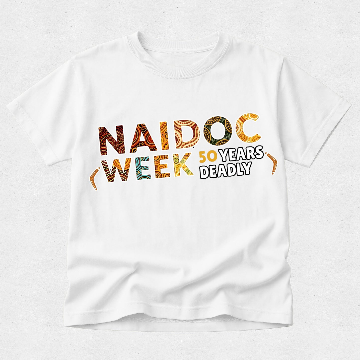 NAIDOC Week Tshirt – 50 Years Deadly - Honour Culture