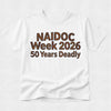 NAIDOC Week Tshirt – 50 Years Deadly - Celebrating Design