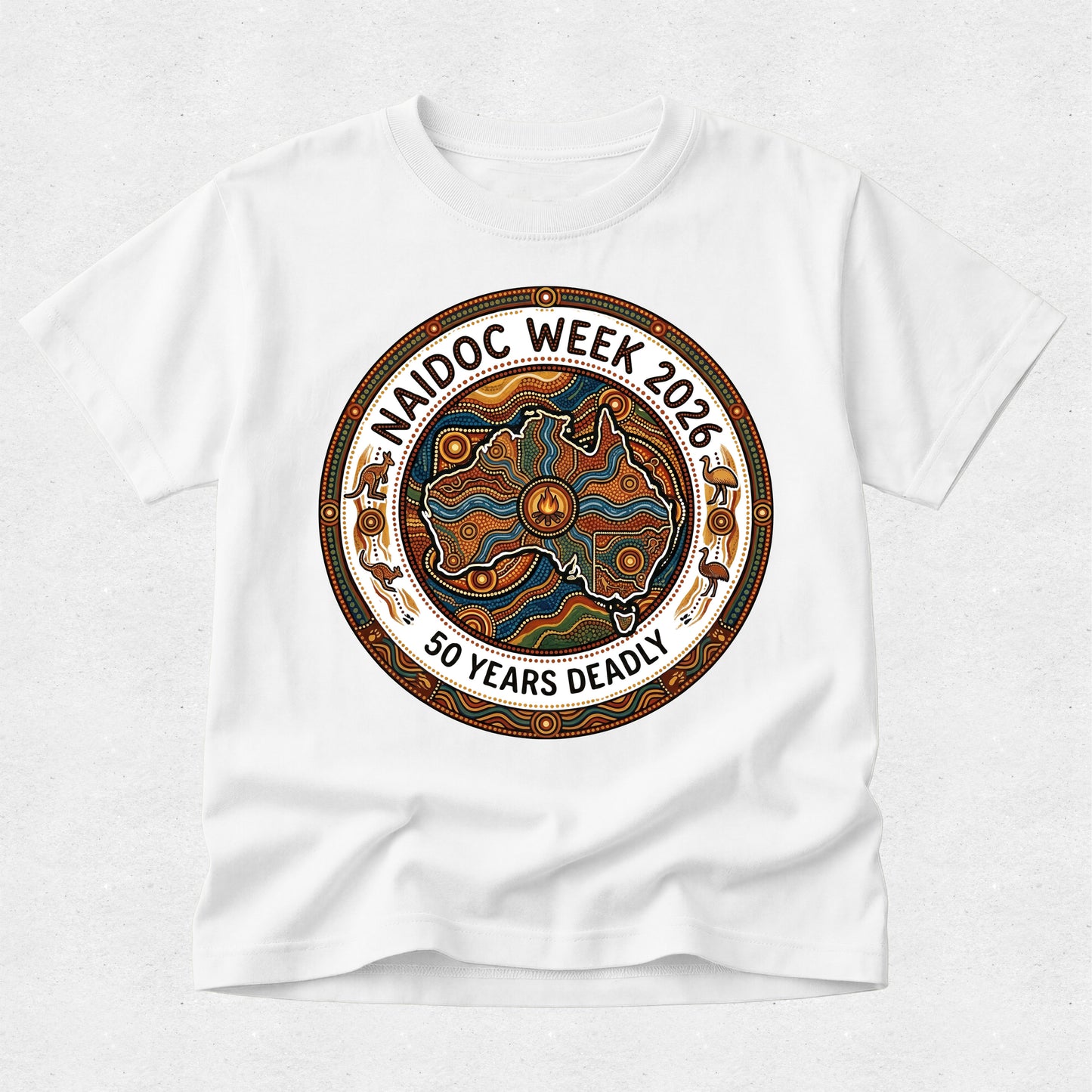 NAIDOC Week Shirt Australia – 50 Years Deadly Design