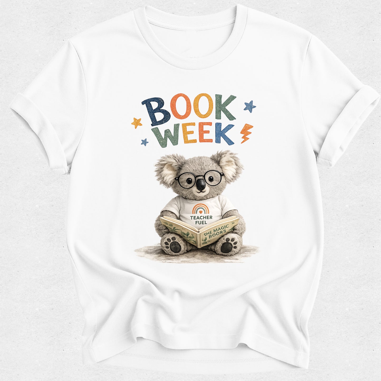 Book Week Koala Tshirt - Teacher Fuel