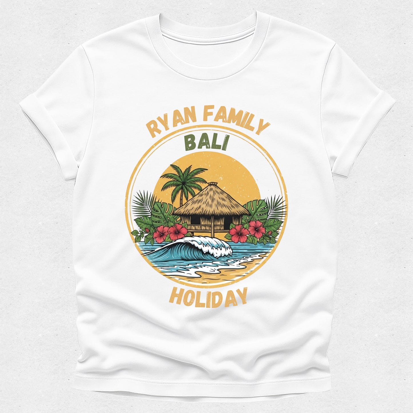 Bali Holiday Crew- Matching Tees for Family & Friends - Vacation Tshirts