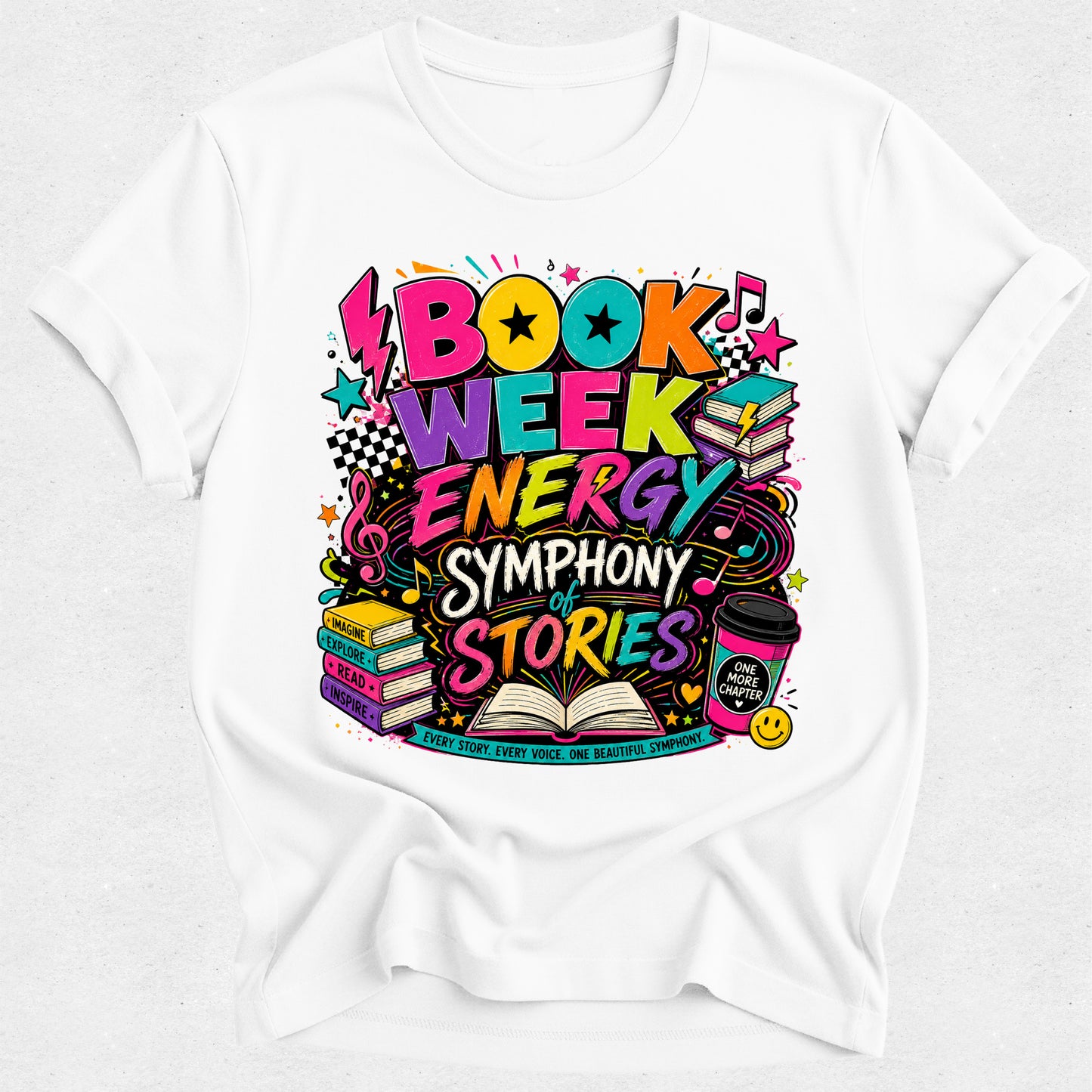 Symphony of Stories Tshirt - Book Week Energy