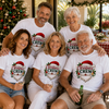 Christmas Crew Santa Face - Family & Friends Matching Tshirt
