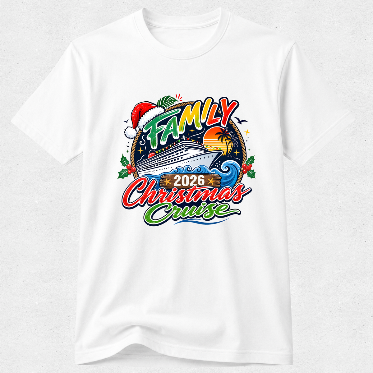 Christmas Cruise - Family Holiday Matching Tshirt