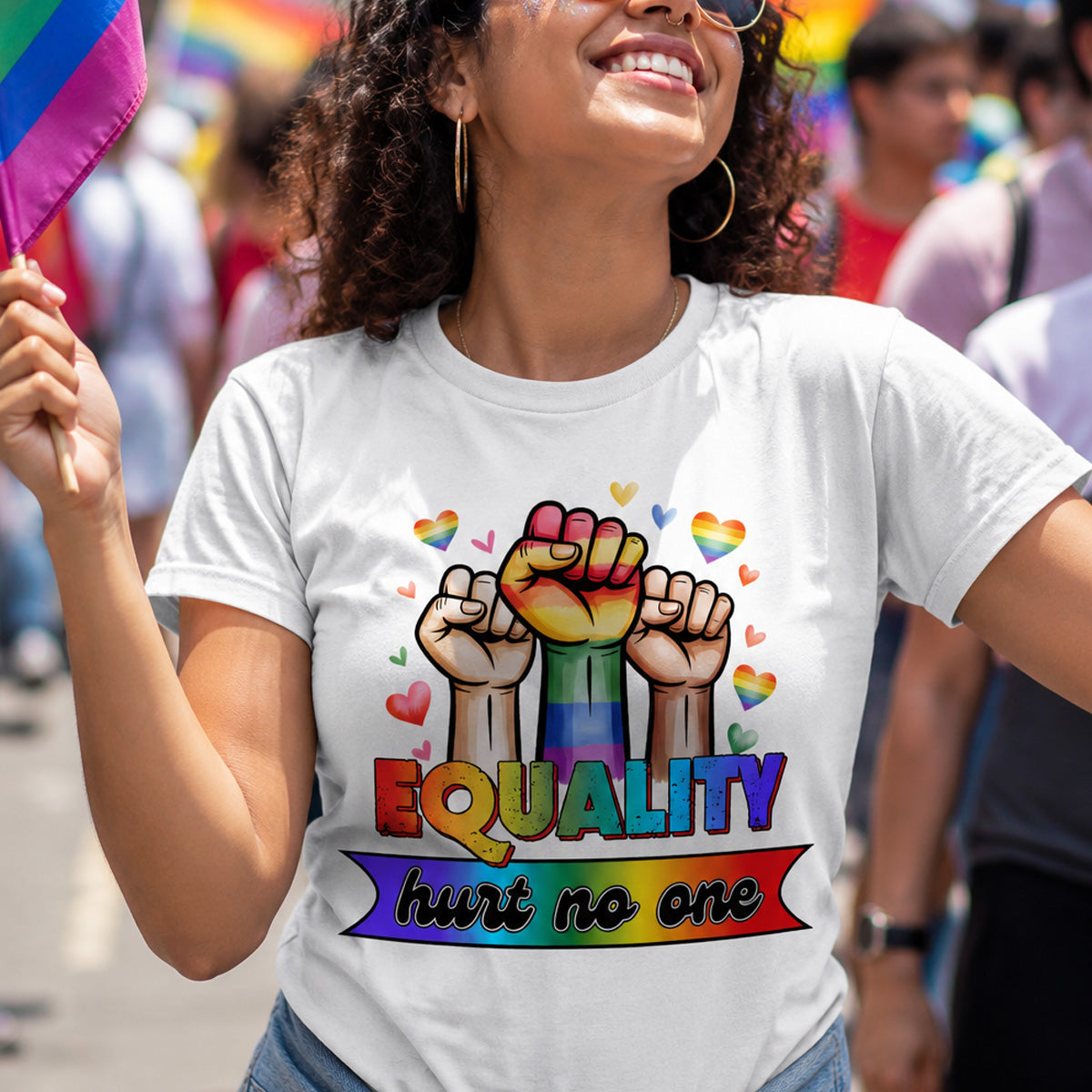 Equality Hurt No One Pride Tshirt
