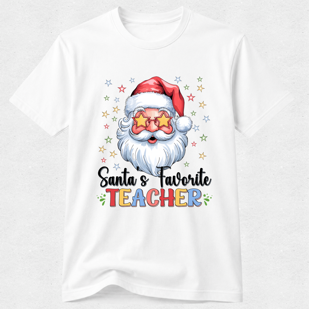 Santa's Favourite Teacher - Christmas Tshirt