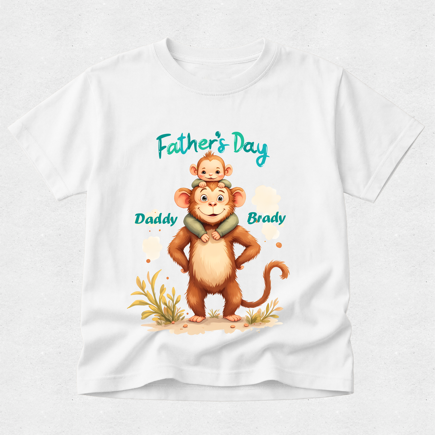 Monkey Fun -  Fathers Day Matching Tshirt