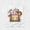 Jungle Safari Animal Birthday Tshirt