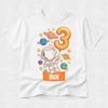 Out of Space - Astronaut Planets Birthday T-Shirt