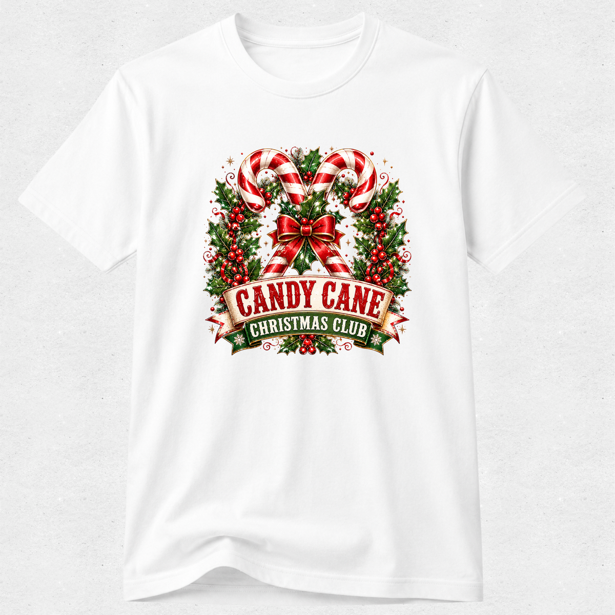 Candy Cane Christmas Club Tshirt