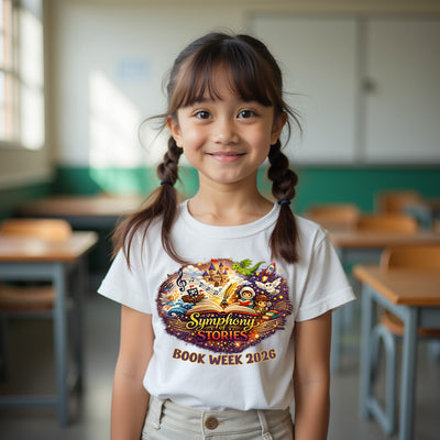 Symphony of Stories Tshirt - Book Week 2026 - Musical Instruments