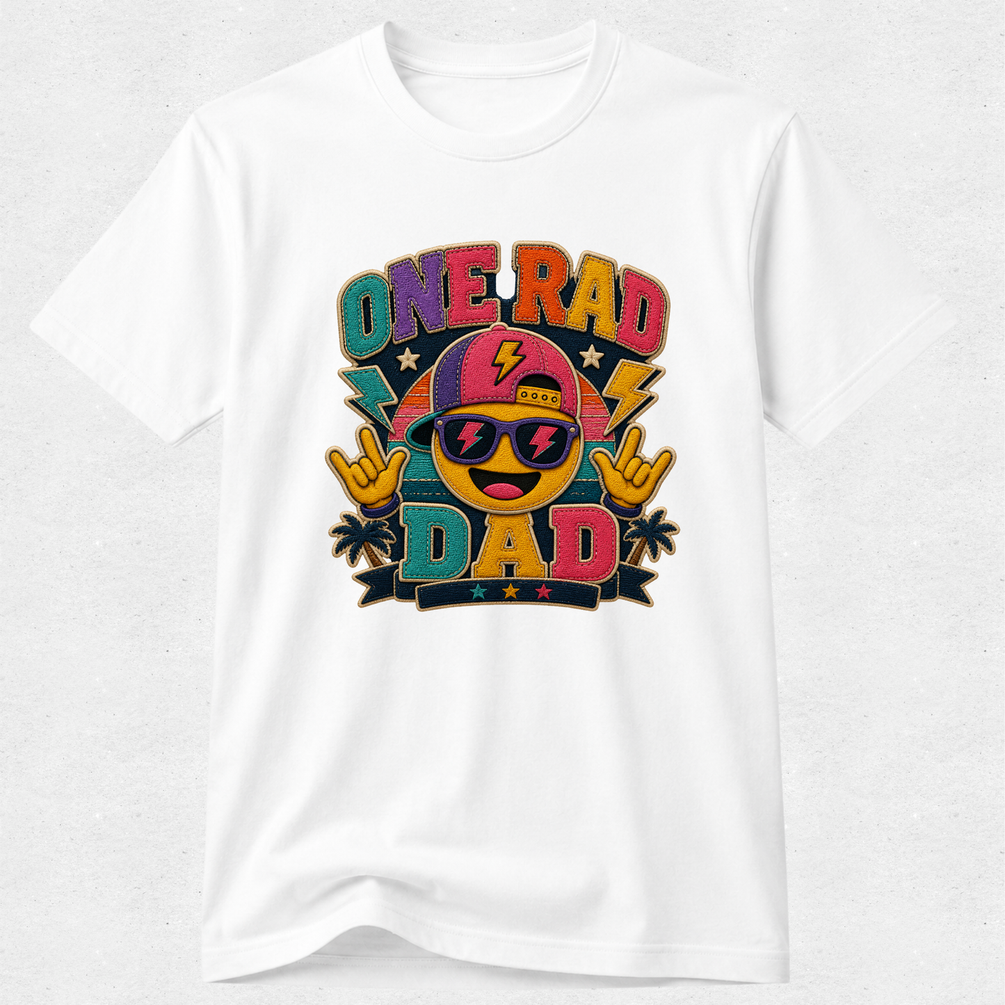 Rad Dad & Rad Like Dad -  Fathers Day Matching Tshirt
