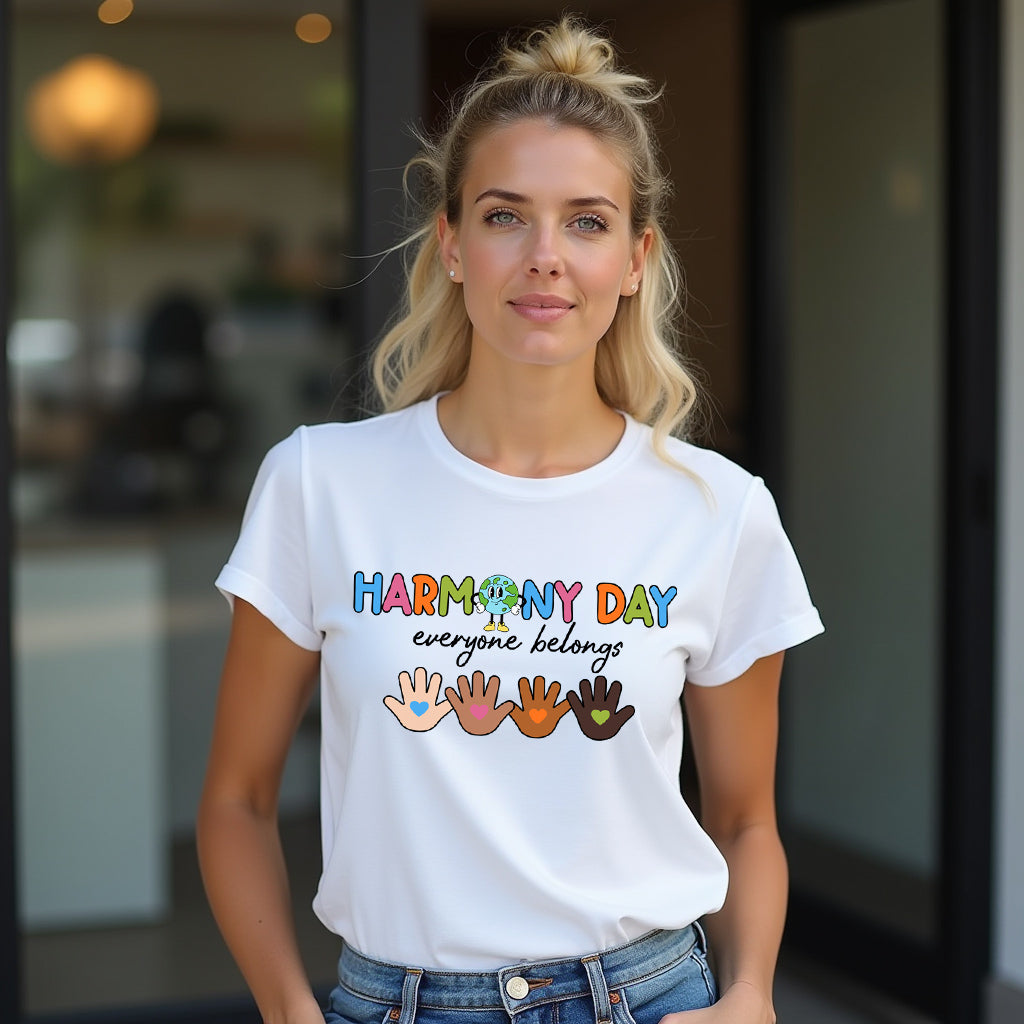 Heart Hands - Harmony Day Tshirt - Everyone Belongs