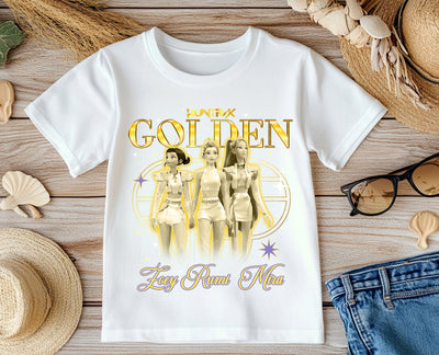 Golden Hour Demon Hunters K-Pop fan t-shirt in white