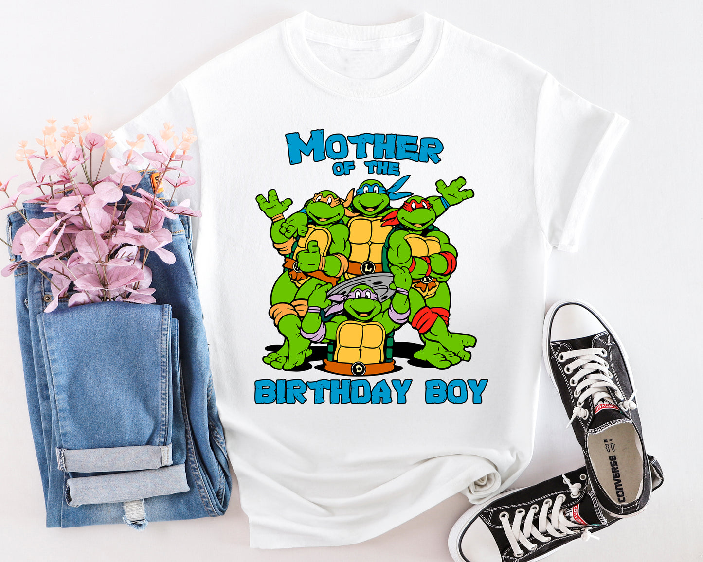 TMNT Inspired Birthday Family Tshirt