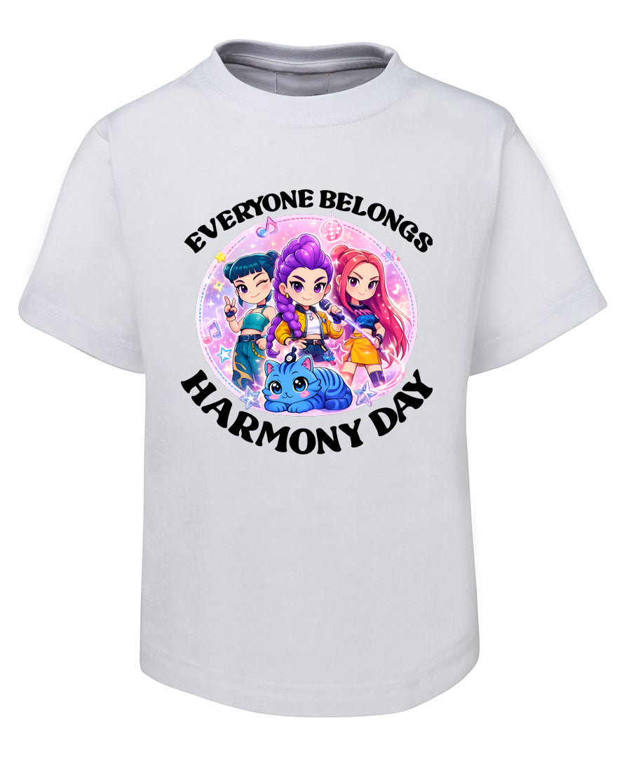 Harmony Day Fans Tshirt - Kpop Demon Hunters Inspired - Everyone Belongs