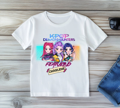 Personalised K-Pop idol inspired t-shirt for fans