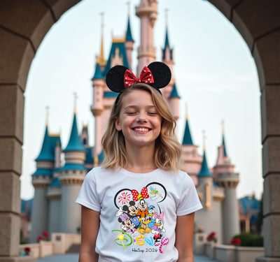 Believe in Magic Moments Disney inspired t-shirt with castle design