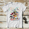 Flat lay of Fairy Dust & Castle Dreams Disney inspired t-shirt showing front design