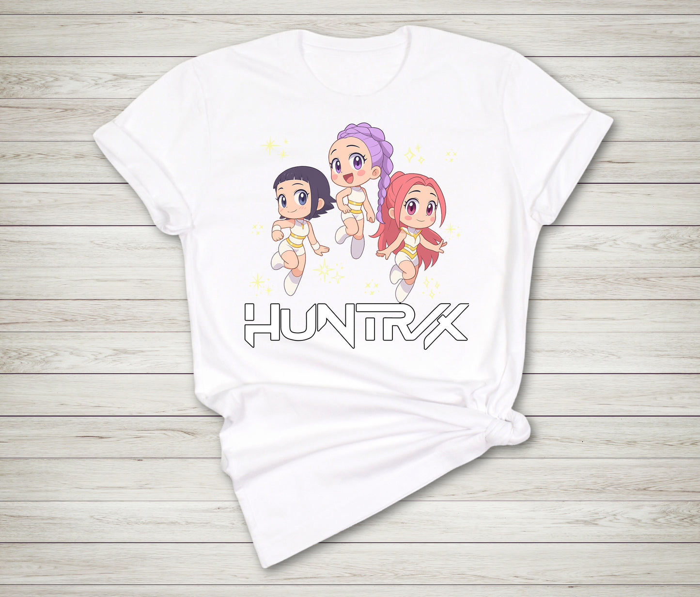 anime style pop stardom graphic tee