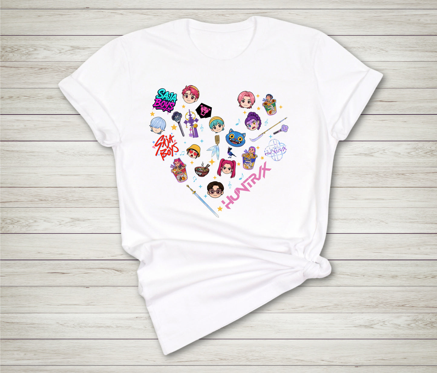 demon hunters graphic tee pop style