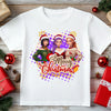 Merry Christmas 3D Demon Hunters K-Pop graphic t-shirt, bold holiday fashion style