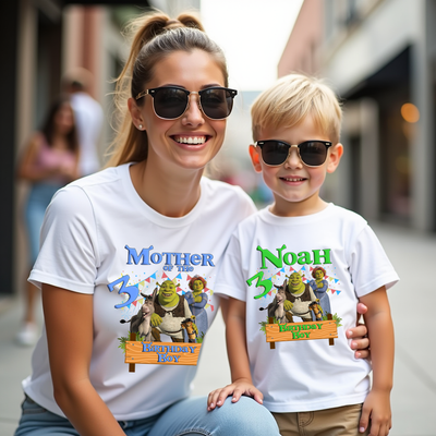 Shrek Inspired Birthday Family Tshirt #2