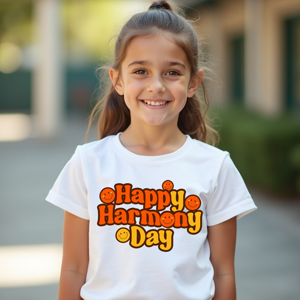 Happy Harmony Day Tshirt - Everyone Belongs