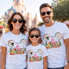 Festive Disney inspired castle and train holiday graphic tee