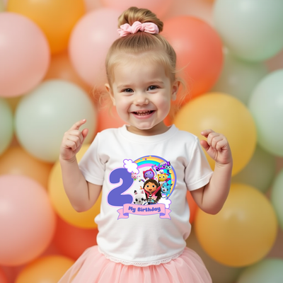 Gabby's Dollhouse Inspired Birthday T-Shirt #3