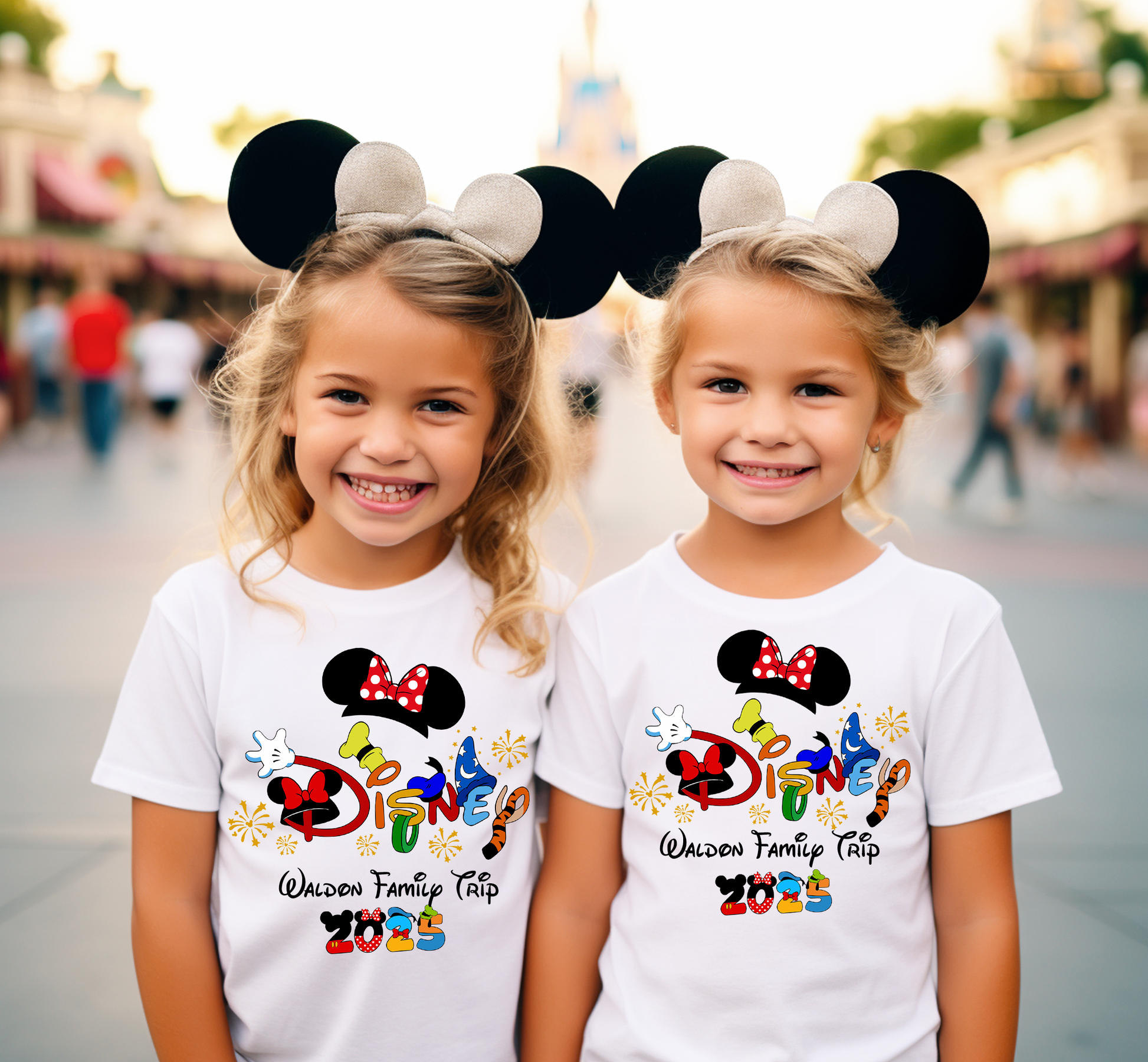 Here We Go Disney t-shirt – stylish and fun casual wear for Disney fans