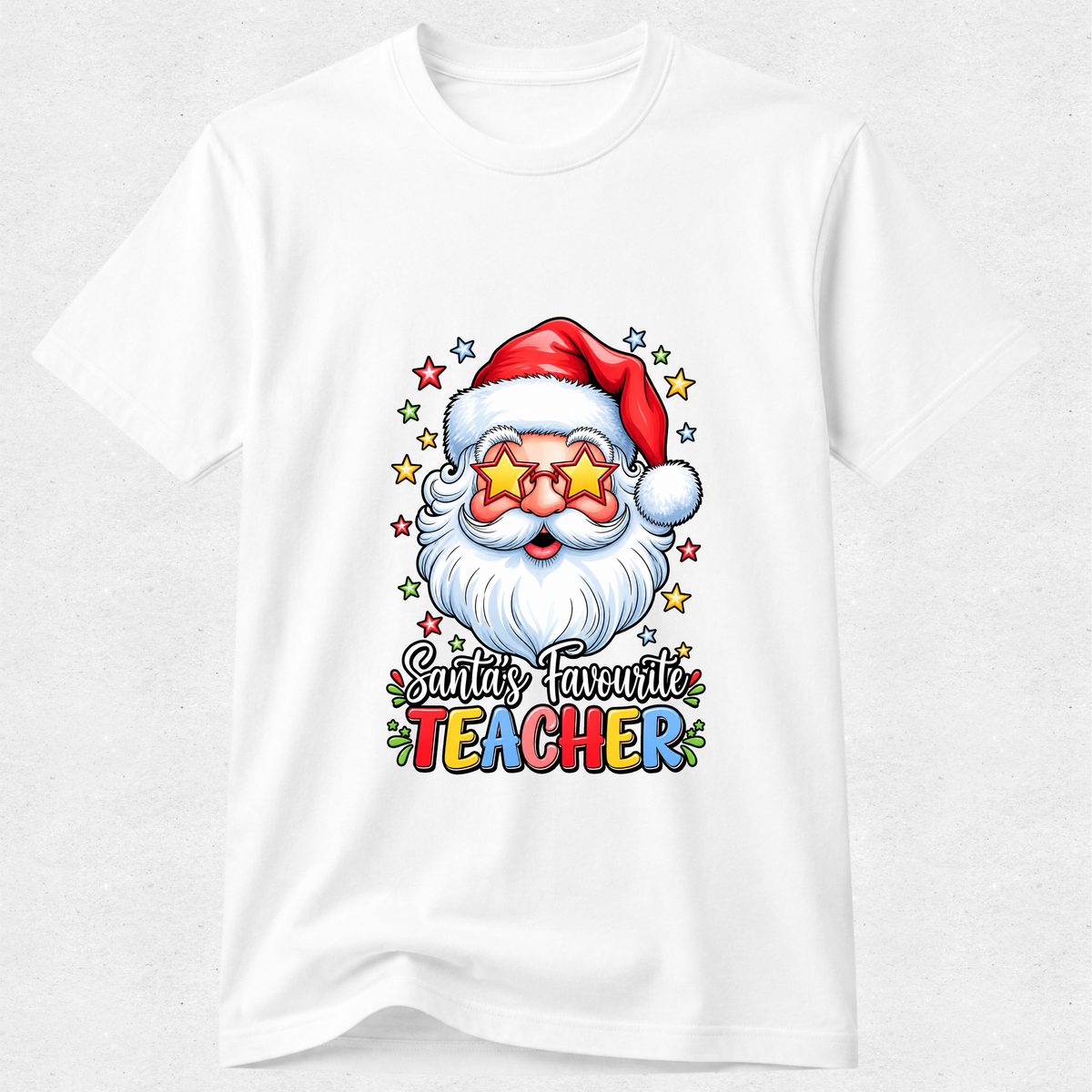 Santa's Favourite Teacher - Christmas Tshirt