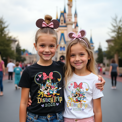 Dream Day at the Park Disney inspired t-shirt – front view with dreamy design