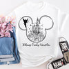 Disney inspired t-shirt featuring a castle design with Main Street aesthetic.