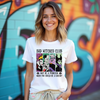 Front view of Bad Witches Club T-shirt featuring bold Disney-inspired text and empowering quote