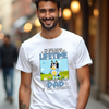 Dad Is My Favourite Bluey inspired Father’s Day t-shirt white
