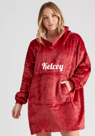 Wearable Blanket Hoodie – Plush & Personalised