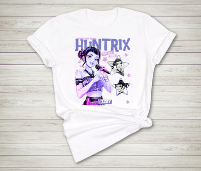 K-Pop idol Zoey concert poster inspired graphic tee